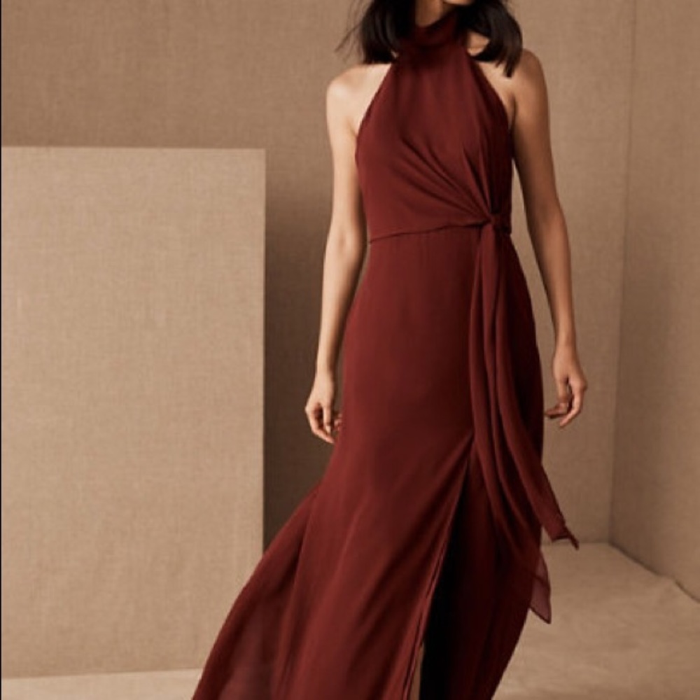 Jenny Yoo Elliya Dress (Hibiscus)